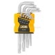 Haбіp Г-подіб. ключів TORX 9 од. (T10H-T50H) JCB Tools JCB-5098 Haбіp Г-подіб. ключів TORX 9 од. (T10H-T50H) JCB Tools JCB-5098