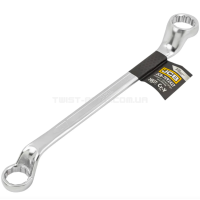 Ключ накидний відігнутий на 75 градусів 24х27 мм JCB Tools JCB-7592427 Ключ накидний відігнутий на 75 градусів 24х27 мм JCB Tools JCB-7592427
