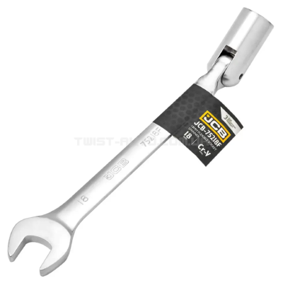 Ключ ріжково-шарнірний 18 мм JCB Tools JCB-75218F Ключ ріжково-шарнірний 18 мм JCB Tools JCB-75218F