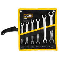 Набір розрізних ключів в чохлі 6 од. JCB Tools JCB-5066