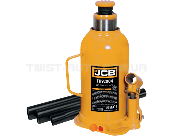 Домкрат пляшковий (235-445 мм) 20т JCB Tools JCB-TH92004
