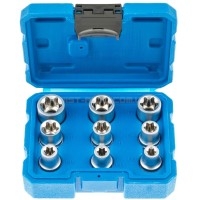 Набір головок E-TORX 1/2" – 9 одиниць SATRA S-SE912 Набір головок E-TORX 1/2" – 9 одиниць SATRA S-SE912
