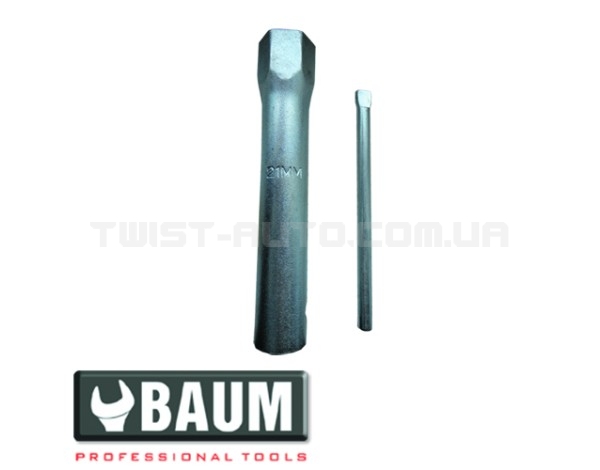Ключ свечной трубчатый 21 мм (BAUM 191-21)