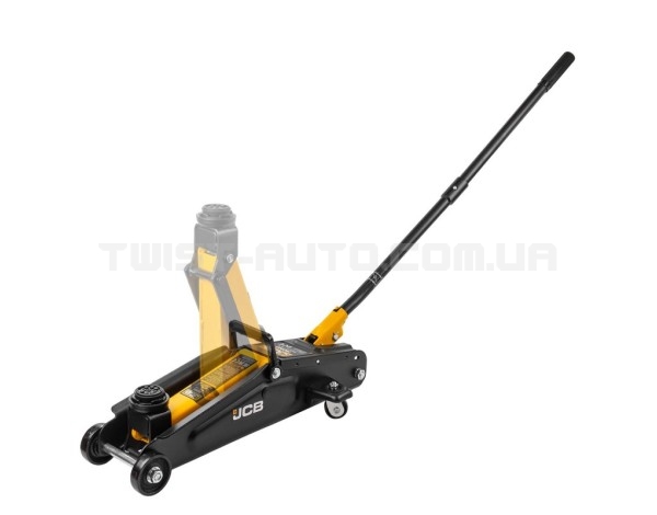 Домкрат підкатний гідравлічний 2т min 130 мм - max 380 мм JCB Tools JCB-T82003 Домкрат підкатний гідравлічний 2т min 130 мм - max 380 мм JCB Tools JCB-T82003