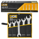 Набір рожкових ключів в чохлі 5 од. (32-55 мм) JCB Tools JCB-5052P Набір рожкових ключів в чохлі 5 од. (32-55 мм) JCB Tools JCB-5052P