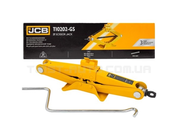 Домкрат гвинтовий (ромб) 120-395мм 2т JCB Tools JCB-T10202 Домкрат гвинтовий (ромб) 120-395мм 2т JCB Tools JCB-T10202