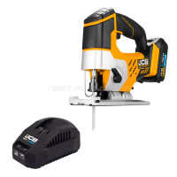 Акумуляторний лобзик з додатковим комплектом JCB Tools JCB-18JS-2XB-E Акумуляторний лобзик з додатковим комплектом JCB Tools JCB-18JS-2XB-E