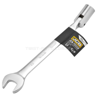 Ключ ріжково-шарнірний 22 мм JCB Tools JCB-75222F