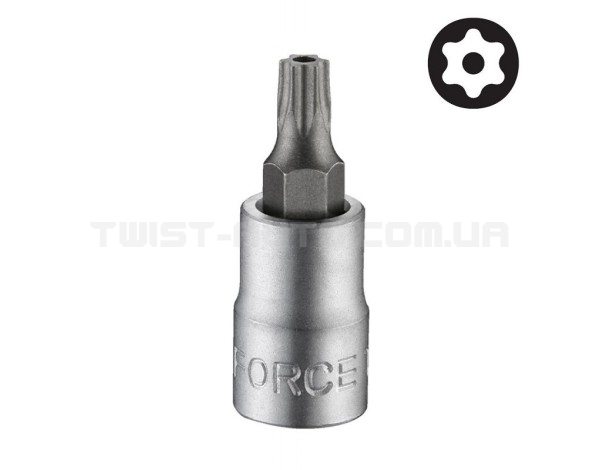 1/4" Головка-бита Torx с отверствием Т15Н, L=32 мм (FORCE 3273215)