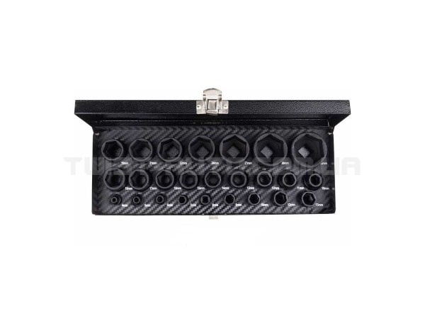 Набір ударних головок в металевому кейсі 25 пр. 1/4", 1/2" (6-гр.) FORCEKRAFT FK-50121K Набір ударних головок в металевому кейсі 25 пр. 1/4", 1/2" (6-гр.) FORCEKRAFT FK-50121K