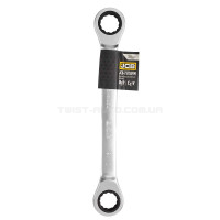 Ключ накидний з тріскачкою 18х19 мм JCB Tools JCB-7571819M Ключ накидний з тріскачкою 18х19 мм JCB Tools JCB-7571819M