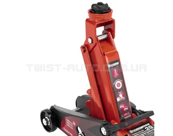 Домкрат підкатний гідравлічний (140-387 мм) 2,5т FORCEKRAFT FK-TH22501CB Домкрат підкатний гідравлічний (140-387 мм) 2,5т FORCEKRAFT FK-TH22501CB