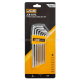 Haбіp Г-подіб. ключів подовжених TORX 7 пр. (T10-T40) JCB Tools JCB-5071L