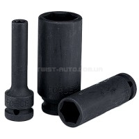 Головка 1/2" 6-гр. (HEX) ударна, глибока 3/8", L=85 мм FORCE 445853.8