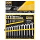Набір ключів рожково-накидних в чохлі 25 од. (6-32 мм) JCB Tools JCB-5261P Набір ключів рожково-накидних в чохлі 25 од. (6-32 мм) JCB Tools JCB-5261P