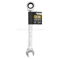 Ключ гайковий з тріскачкою 14 мм JCB Tools JCB-75714 Ключ гайковий з тріскачкою 14 мм JCB Tools JCB-75714