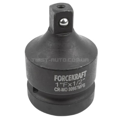 Ударний адаптер 1"(F) x 1/2"(M) FORCEKRAFT FK-80987MPB Ударний адаптер 1"(F) x 1/2"(M) FORCEKRAFT FK-80987MPB