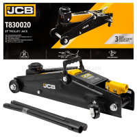 Домкрат підкатний гідравлічний (135-400 мм) 3т JCB Tools JCB-T830020 Домкрат підкатний гідравлічний (135-400 мм) 3т JCB Tools JCB-T830020