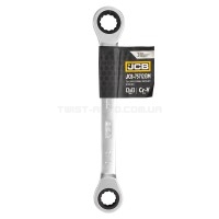 Ключ накидний з тріскачкою 12х13 мм JCB Tools JCB-7571213M Ключ накидний з тріскачкою 12х13 мм JCB Tools JCB-7571213M