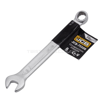 Ключ рожково-накидний 8 мм JCB Tools JCB-75508 Ключ рожково-накидний 8 мм JCB Tools JCB-75508