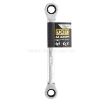 Ключ накидний з тріскачкою 8х9 мм JCB Tools JCB-7570809M Ключ накидний з тріскачкою 8х9 мм JCB Tools JCB-7570809M