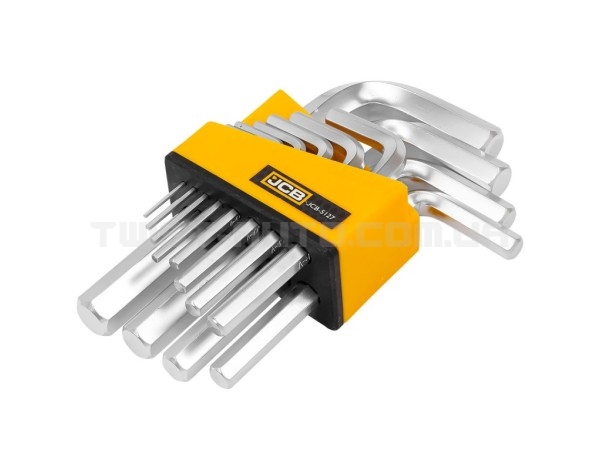 Haбіp Г-подіб. ключів HEX 12 од. (1,5 мм-14 мм) JCB Tools JCB-5127 Haбіp Г-подіб. ключів HEX 12 од. (1,5 мм-14 мм) JCB Tools JCB-5127