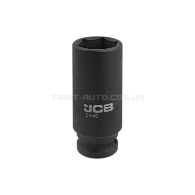 Головка ударна глибока 1" 50 мм (6-гранна) JCB Tools JCB-48510050 Головка ударна глибока 1" 50 мм (6-гранна) JCB Tools JCB-48510050