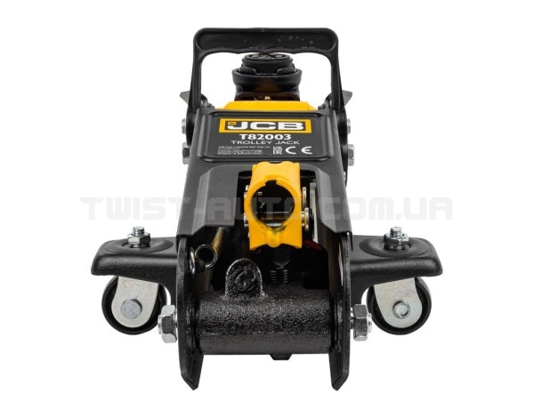 Домкрат підкатний гідравлічний 2т min 130 мм - max 380 мм JCB Tools JCB-T82003 Домкрат підкатний гідравлічний 2т min 130 мм - max 380 мм JCB Tools JCB-T82003