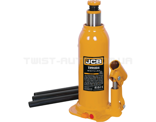 Домкрат пляшковий (222-450 мм) 10т JCB Tools JCB-TH91004
