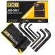 Haбіp Г-подіб. ключів HEX 6 пр. (12-24 мм) в чохлі JCB Tools JCB-5067