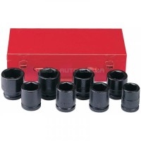 Набор головок 3/4" 6-гр. ударных 8 пр. (1"- 1-1/2") FORCE 6081S Набор головок 3/4" 6-гр. ударных 8 пр. (1"- 1-1/2") FORCE 6081S