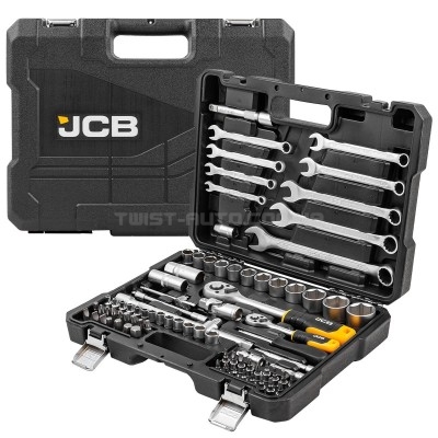 Набор инструментов 82 ед. 1/4", 1/2" (6гр.) JCB Tools JCB-4821-5 Набор инструментов 82 ед. 1/4", 1/2" (6гр.) JCB Tools JCB-4821-5