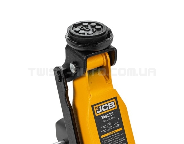 Домкрат підкатний гідравлічний низькопрофільний ( 85-330 мм) 2т JCB Tools JCB-TA82001 Домкрат підкатний гідравлічний низькопрофільний ( 85-330 мм) 2т JCB Tools JCB-TA82001