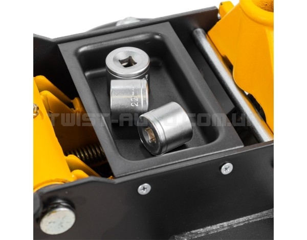 Домкрат підкатний гідравлічний низькопрофільний (75-505 мм) 2,5т JCB Tools JCB-TH32515 Домкрат підкатний гідравлічний низькопрофільний (75-505 мм) 2,5т JCB Tools JCB-TH32515