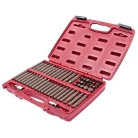 Набір біт під комір 1/2", діаметр 10мм, TORX, HEX, SPLINE, RIBE, SQ 58од. 3509 JTC Набір біт під комір 1/2", діаметр 10мм, TORX, HEX, SPLINE, RIBE, SQ 58од. 3509 JTC