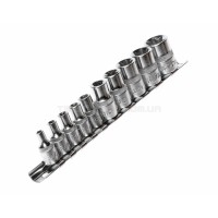 Набір головок TORX 1/4" та 3/8" Е4-Е18 10од. 3901 JTC