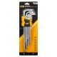 Haбіp Г-подіб. ключів подовжених з отвором TORX 9 од. (T10H-T50H) JCB Tools JCB-5098TXL