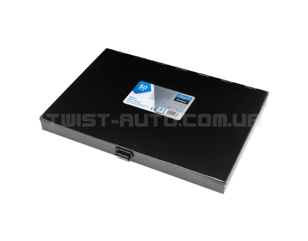 Набір метричних/дюймових мітчиків та плашок 50 пр.(М3-М8) в металевому кейсі Scheppach SCH-M050-3 Набір метричних/дюймових мітчиків та плашок 50 пр.(М3-М8) в металевому кейсі Scheppach SCH-M050-3