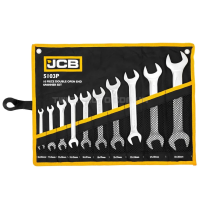 Набір рожкових ключів в чохлі 10 од. (8-36 мм) JCB Tools JCB-5103P Набір рожкових ключів в чохлі 10 од. (8-36 мм) JCB Tools JCB-5103P