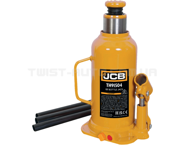 Домкрат пляшковий 15т JCB Tools JCB-TH91504 Домкрат пляшковий 15т JCB Tools JCB-TH91504