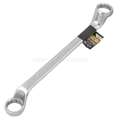Ключ накидний відігнутий на 75 градусів 30х32 мм JCB Tools JCB-7593032 Ключ накидний відігнутий на 75 градусів 30х32 мм JCB Tools JCB-7593032