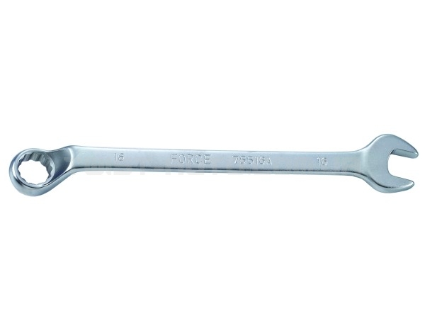 Ключ ріжково-накидний відігнутий на 75° 46 мм, L=500 мм FORCE 75546A