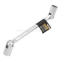 Ключ торцевий двосторонній з шарніром 18х19 мм JCB Tools JCB-7521819
