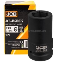 Головка ударна глибока 1" 29 мм (6-гранна) JCB Tools JCB-48510029 Головка ударна глибока 1" 29 мм (6-гранна) JCB Tools JCB-48510029
