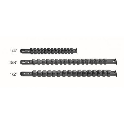 1/4" Дин-рейка пластиковая 13 зажимов L=255 мм (FORCE 819213A)