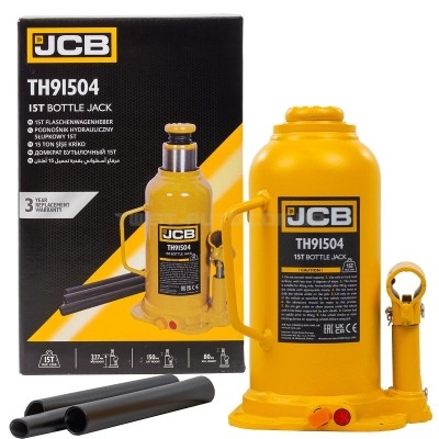 Домкрат пляшковий 15т JCB Tools JCB-TH91504