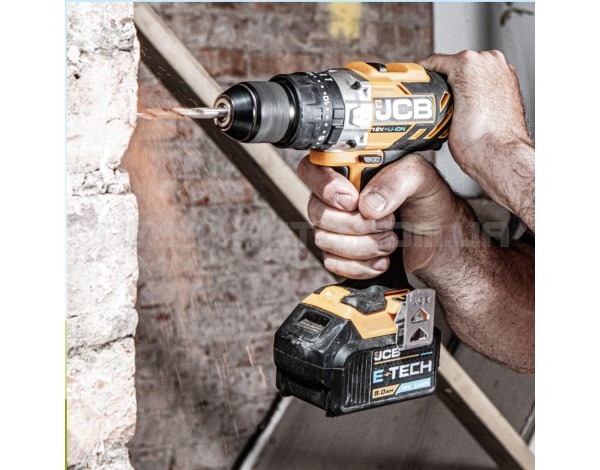 Акумуляторний дриль-шуруповерт з комлектом JCB Tools JCB-18CD-2XB-E