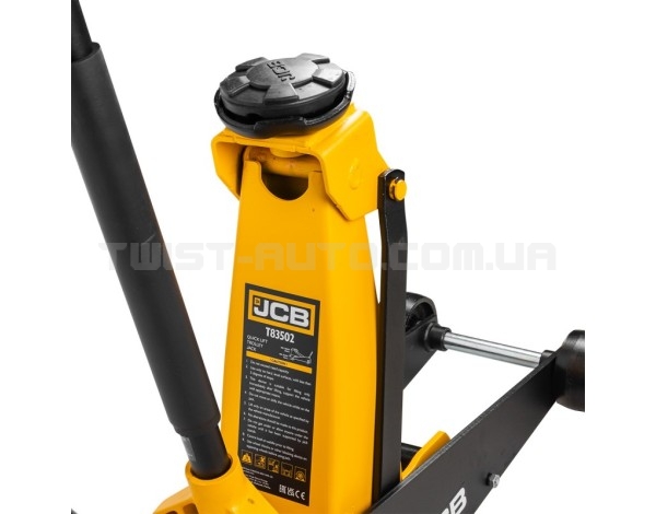 Домкрат підкатний гідравлічний 3т 145-500мм JCB Tools JCB-T83502 Домкрат підкатний гідравлічний 3т 145-500мм JCB Tools JCB-T83502