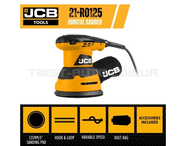 Шліфмашина ексцентрикова JCB Tools JCB-21-RO125