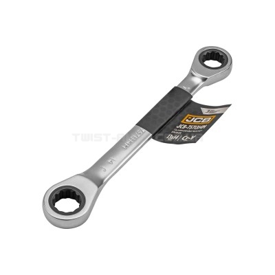 Ключ накидний з тріскачкою 13х14 мм JCB Tools JCB-7571314M Ключ накидний з тріскачкою 13х14 мм JCB Tools JCB-7571314M